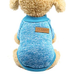 teacup dog dresses cat clothes teddy pet sweater boy girl puppy outfits cold weather doggy apparel two-legged warm puppy pet clothes