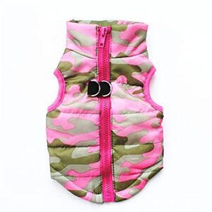 girls dog clothes winter vest dog fashion camouflage boy girl puppy sweater outfits cold weather doggy apparel pet clothes