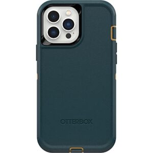 otterbox defender series screenless edition case for iphone 13 pro max & iphone 12 pro max (only) - case only - non-retail packaging - hunter green