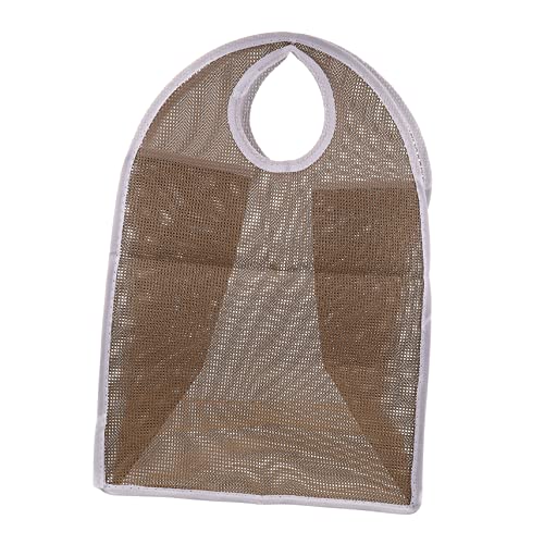 Sundry For Washing Shopping Collapsible Foldable Vegetable Handles with Laundry Home Travel Dirty Basket Holder Khaki Storage Mesh Bags Bag Handbag Organizer Clothes Hamper