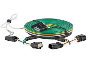 curt 52103 custom towed-vehicle rv wiring harness for dinghy towing, fits select ford f-150 with led taillights