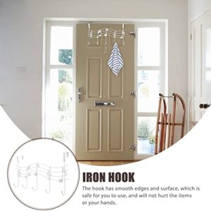 Key Hooks Towel Hooks Key Hook Over Door Towel Rack Over The Door Hooks Music Note Metal Hook Coat Hat Bag Wall Hook Hanger Organizer Holder White Over Door Towel Rack Towel Hook