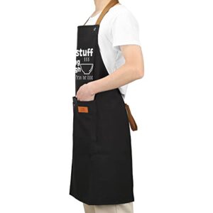 Gifts for Father's Day, Dad Gifts from Daughter Son, Gifts for Men, Gag Gifts for Papa Grandpa, Funny Gifts for Husband, Grilling BBQ Aprons for Party, Chef Cooking Apron with Adjustable Neck Strap