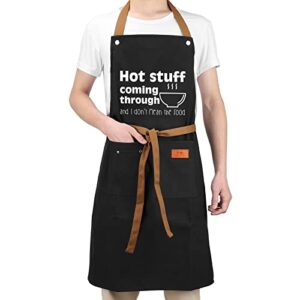 Gifts for Father's Day, Dad Gifts from Daughter Son, Gifts for Men, Gag Gifts for Papa Grandpa, Funny Gifts for Husband, Grilling BBQ Aprons for Party, Chef Cooking Apron with Adjustable Neck Strap