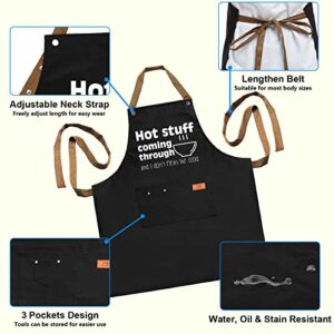 Gifts for Father's Day, Dad Gifts from Daughter Son, Gifts for Men, Gag Gifts for Papa Grandpa, Funny Gifts for Husband, Grilling BBQ Aprons for Party, Chef Cooking Apron with Adjustable Neck Strap