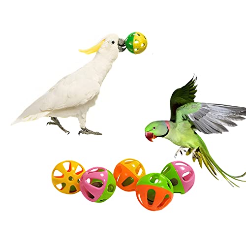 Holyfire Bird Toys 11PCS, Parakeet Toys Climbing Ladder Bird Swing Hanging Chewing Colorful Toys for Budgie, Cockatiel, Conure, Cockatoo, Love Birds, Finches, Mynah