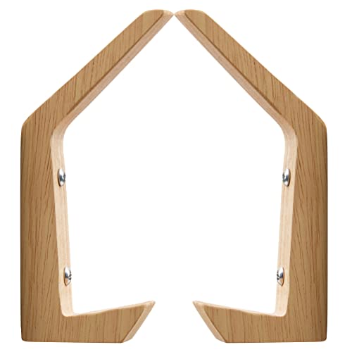 Cabilock Belt Hanger Belt Hanger Belt Hanger 2pcs Wooden Coat Hooks Wall Mounted Single Wall Wood Hook Rack Clothes Hat Hanger Towel Rack Hat Hangers Hat Hangers Hat Hangers