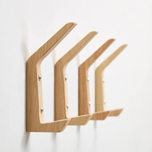 Cabilock Belt Hanger Belt Hanger Belt Hanger 2pcs Wooden Coat Hooks Wall Mounted Single Wall Wood Hook Rack Clothes Hat Hanger Towel Rack Hat Hangers Hat Hangers Hat Hangers