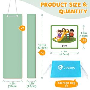 D-FantiX Magnetic Responsibility Chart and Visual Schedule Cards for Kids, Chore Chart for Multiple Kids, My Star Reward Chart Daily Routine Good Behavior Charts Dry Erasable for Toddlers at Home