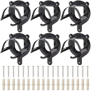 fvlfil devier 6pcs horse bridle rack,bridle hooks for tack room,horse tack and supplies,horse blanket rack,bridle holder wall mount with tubes and screw,metal