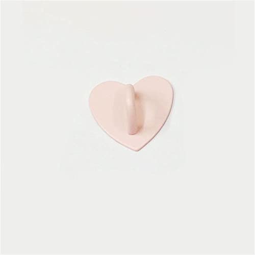 Colorful Phone Stand Holder Metal Heart Phone Charm Holder, DIY Phone Case Phone Charm Metal Heart Finger Ring(Pink)