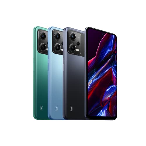 Xiaomi Poco X5 5G + 4G Volte Global Unlocked 128GB + 6GB GSM 6.67" 48 mp Triple Camera (ONLY Tmobile Mint Tello USA Market) + (Car Fast Car 51W Charger Bundle) (Blue)