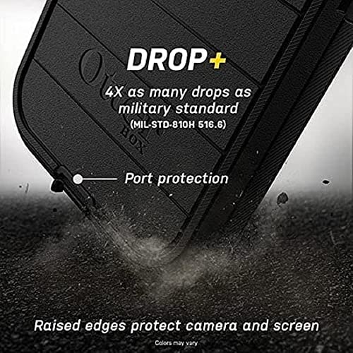 OtterBox Defender Series Screenless Edition Case for iPhone 13 Pro Max & iPhone 12 Pro Max (Only) - Case Only - Microbial Defense Protection - Non-Retail Packaging - Black