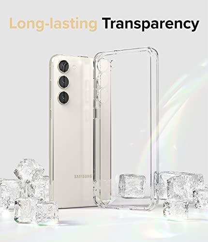 Ringke Fusion [Display The Natural Beauty] Compatible with Samsung Galaxy S23 Plus Case 5G, Transparent Phone Cover for Women, Men, Shockproof Bumper Designed for S23 Plus Case - Clear