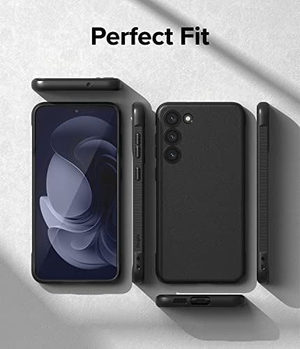 Ringke Onyx [Feels Good in The Hand] Compatible with Samsung Galaxy S23 Case, Anti-Fingerprint Technology Prevents Oily Smudges Non-Slip Enhanced Grip Precise Cutouts for Camera - Black