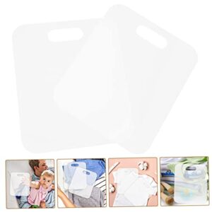 Cabilock 2pcs Flip Kids Fold Travel Adults Tool for Folder Age Shirt Garments T-Shirts T Clothes Sturdy Neatly Household Laundry Dress Easily Accessory Organizer Boards Folding