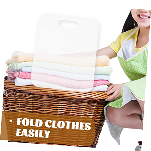 Cabilock 2pcs Flip Kids Fold Travel Adults Tool for Folder Age Shirt Garments T-Shirts T Clothes Sturdy Neatly Household Laundry Dress Easily Accessory Organizer Boards Folding