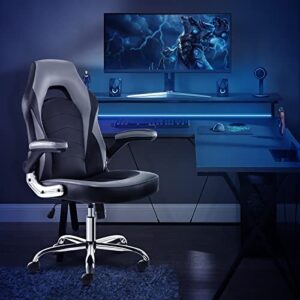 JHK Gaming Chair-Ergonomic Office, Light Grey