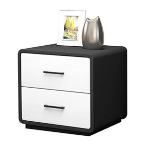 bedside table modern bedroom bedside storage cabinet nightstand with 2 drawers living room bedroom furniture, 17.7" l x15.7 w x 17" h night stand (color : a)
