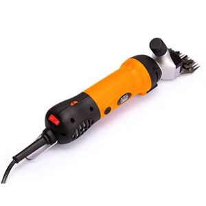 Xuanyue Used - Electric Professional Sheep Shears 380W Electric Farm Supplies Animal Grooming Shearing Clipper Sheep Goat Shears Electric Clippers, Farm Supplier (Orange)