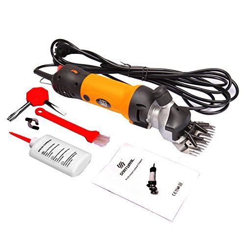 Xuanyue Used - Electric Professional Sheep Shears 380W Electric Farm Supplies Animal Grooming Shearing Clipper Sheep Goat Shears Electric Clippers, Farm Supplier (Orange)