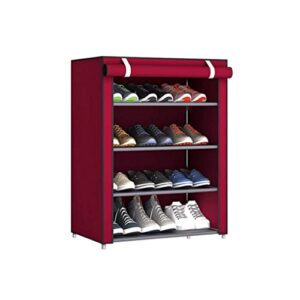 n/a 4tiers shoes rack with dustproof cover closet shoes storage cabinet dustproof cover shoes cabinet
