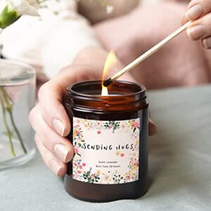 Candle Gifts for Women, Get Well Soon Gifts Hug Gifts for Women Thinking of You Gift Candles Care Package Gifts for Friends Mothers Sister (Sending Hugs)