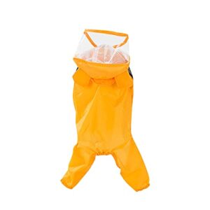 honprad anxiety for dogs remedies waterproof pet raincoat four legged all inclusive raincoat small and medium sized dog puppy rainy dog clothes