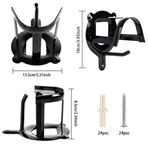 Yoiemivy 8 Packs Horse Bridle Rack Heavy Duty Horse Tack Storage Metal Horse Halter Hanger Wall Mounted Bridle Bracket with Tubes and Screw for Horse Barn