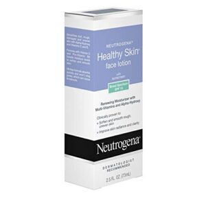 Neutrogena Healthy Skin Face Moisturizer Lotion with SPF 15 Sunscreen & Alpha Hydroxy Acid - Anti Wrinkle Cream with Glycerin, Glycolic Acid, Alpha Hydroxy, Vitamin C, Vitamin E & Vitamin B5, 2.5 fl. oz