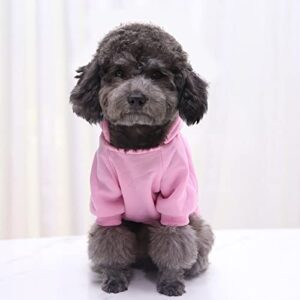 GURSAC Hoodie Dogs Sweater Girl with Pocket Fleece Fall Winter Dog Boy Puppy for Small Medium Clothes Warm - Pet Clothes Shirts for Large Dogs Female