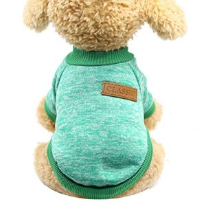 honprad thanksgiving sweater for dog warm teddy puppy clothes cat soft fleece vest doggie pullover warm jacket two-legged pet clothes