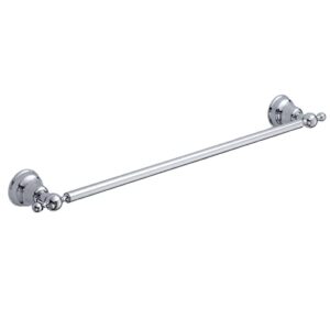 onemtb wall mounted towel bar silver, sus 304 stainless steel bathroom towel rack length 63cm modern towel holder for hostel apartment, home décor-63cm