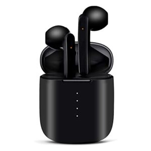 wireless earbud bluetooth 5.0 headphones built in mic in ear buds noise canceling 3d stereo air buds earbud fast charging, ipx8 waterproof for android/samsung/iphone