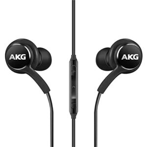 2023 in-Ear Sports Earbuds for Samsung Galaxy S22 Ultra Galaxy S21 Ultra 5G, Galaxy S10, S9 Plus, Note 10, Note 10+ - Designed by AKG - with Microphone and Volume Remote Type-C Connector-Black