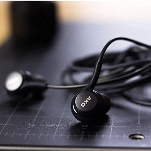 2023 in-Ear Sports Earbuds for Samsung Galaxy S22 Ultra Galaxy S21 Ultra 5G, Galaxy S10, S9 Plus, Note 10, Note 10+ - Designed by AKG - with Microphone and Volume Remote Type-C Connector-Black