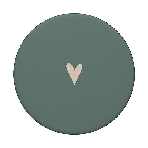 Beige / Sand / Tan Cute Heart Love Romantic Heart PopSockets Standard PopGrip