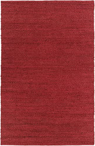 Mark&Day Area Rugs, 8x11 Tyronza Natural Fiber Cherry Area Rug, Red Carpet for Living Room, Bedroom or Kitchen (8' x 11')