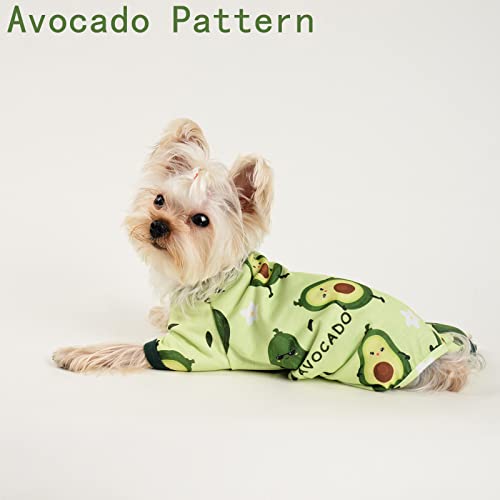 Dog Pajamas for Small Dogs Girl Boy Puppy Pjs Jammies 4 Leg Dog Clothes for Chihuahua Yorkie Summer Fall Onesies Jumpsuit Clothing for Pet Dogs Male Female