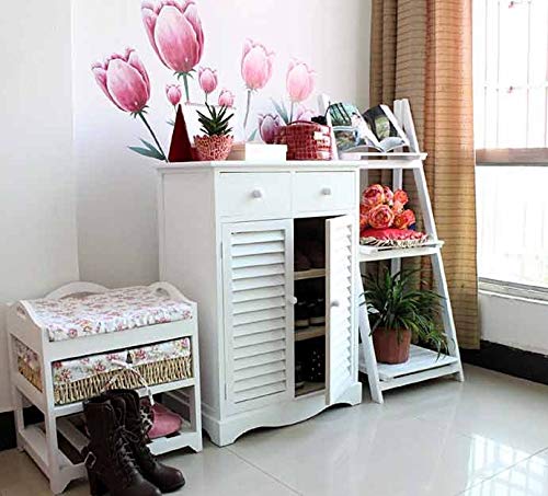 N/A Shoe Cabinets Shoe Rack Home Furniture Solid Wood Chaussure Country Style Shoe Shelf Sale