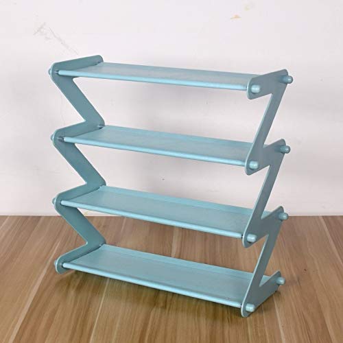 N/A Simple Stainless Steel Assembled Shoe Rack Save Space Slippers High Heels Home Dormitory Foldable Multi-Layer Storage