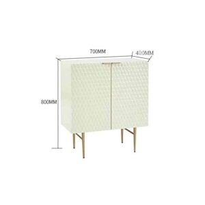 N/A Fashion Shoe Cabinets Simple Concise Light Mediterranean Shell Bucket Storage Cupboard