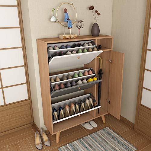 N/A Fashion Shoe Simple Hall -Thin Tipping Door Doorway Multifunctional Cabinet