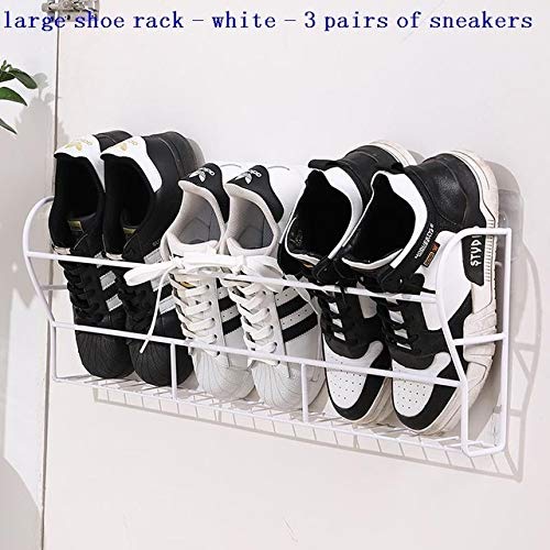 N/A Simple Doorway Shoe Rack Home Economical Space-Saving Door Wall-Mounted Bathroom Slippers Rack Storage (Color : D)