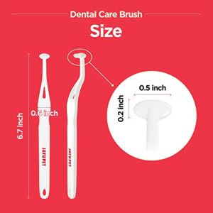 JAYU PET Dental Care Brush - Cat Toothbrush, Toothbrush for Small Dogs, Feline Toothbrush, Cat Dental Treat, Removing Bad Breath, Plaque, Tartar, Cat Teeth Brushing & Easy Cleaning, Soft Bristles