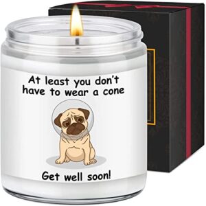 fairy's gift get well candle - get well soon gifts, funny get well gifts for women men sick friend - after surgery recovery gifts, post surgery gifts for women men, feel better encouragement gifts
