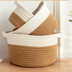 jkuywx desktop storage basket woven clothing cosmetics toys bedroom dresser home decoration storage