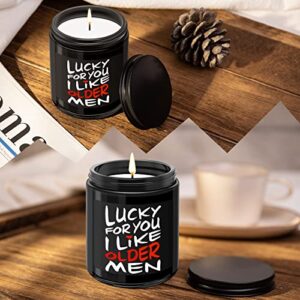 Men Gifts for Him - Romantic Anniversary Birthday Christmas Valentine's Father's Day Gift for Husband Boyfriend Dad Funny Love You Gifts Black Cedar Candle