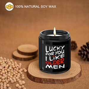 Men Gifts for Him - Romantic Anniversary Birthday Christmas Valentine's Father's Day Gift for Husband Boyfriend Dad Funny Love You Gifts Black Cedar Candle