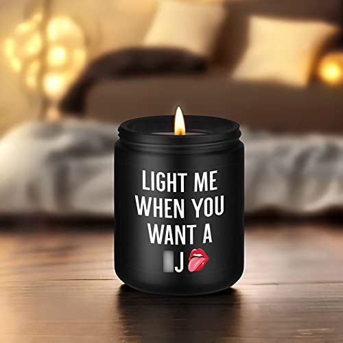 GSPY Candles for Him, Naughty Gifts, Funny Gifts for Men, Gifts for Him, Husband Gifts from Wife - Funny Anniversary, Sweetest Day, Birthday Gifts for Husband, Boyfriend, Fiance, Gay Husband